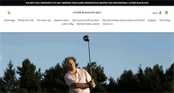 Desktop Screenshot of lutherblacklockgolf.com