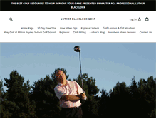 Tablet Screenshot of lutherblacklockgolf.com